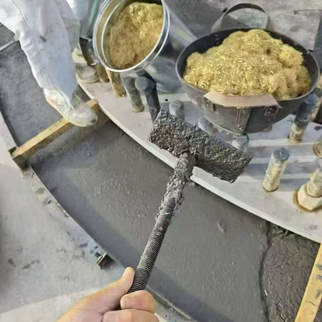 新蔡C120钢纤维高强无收灌浆料 轧机压缩机汽轮机发电机锻压设备底座灌浆材料